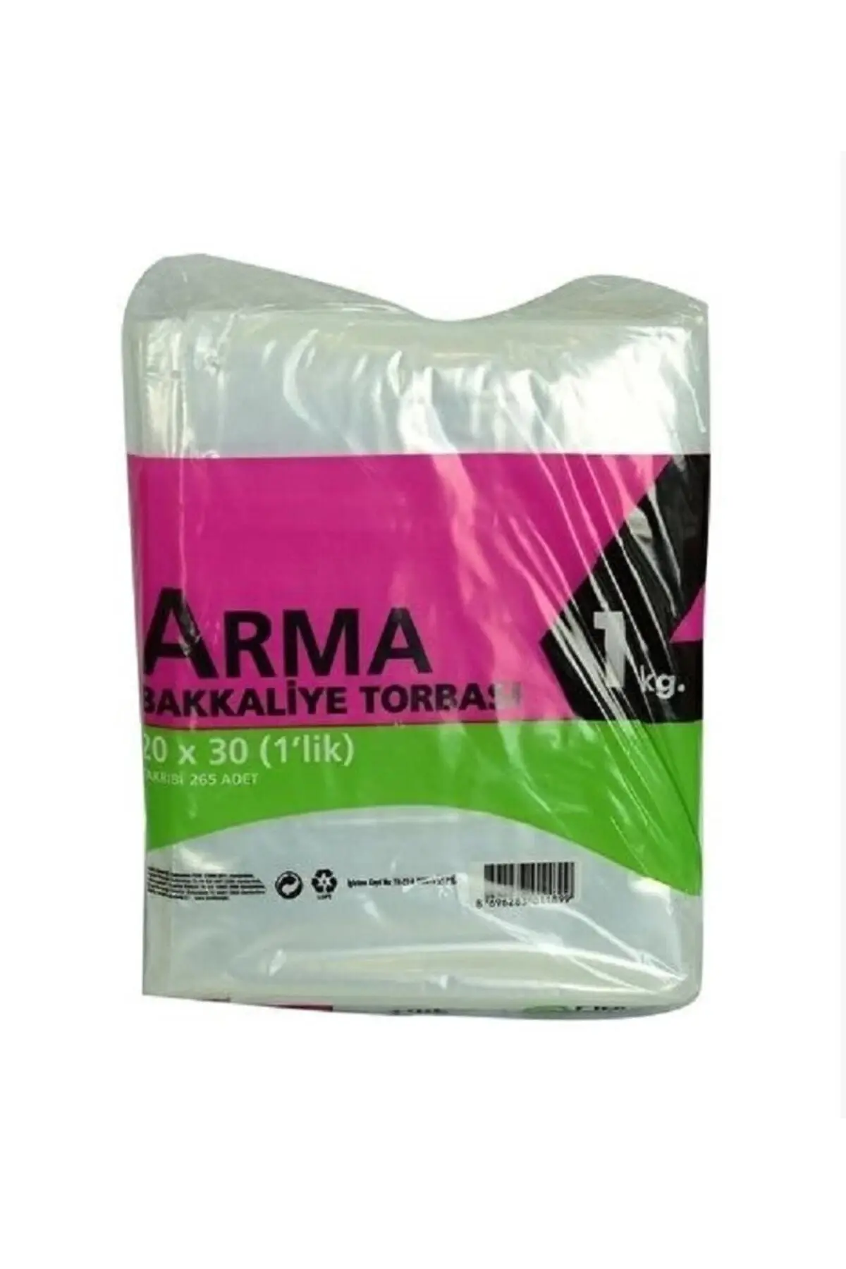 Arma 1'lik Naylon Torba/bakkaliye Torbası 20*30 Cm 1 Kg