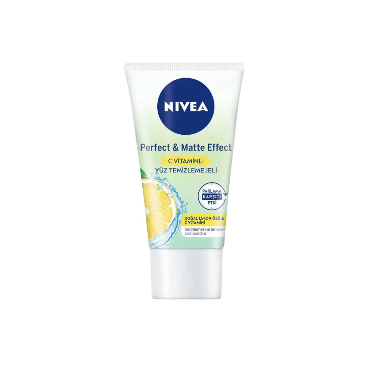 Nivea C Vitamini Yüz Temizleme Jeli Perfect&Matte Parlama Karşıtı Seyahat Boy 50 Ml