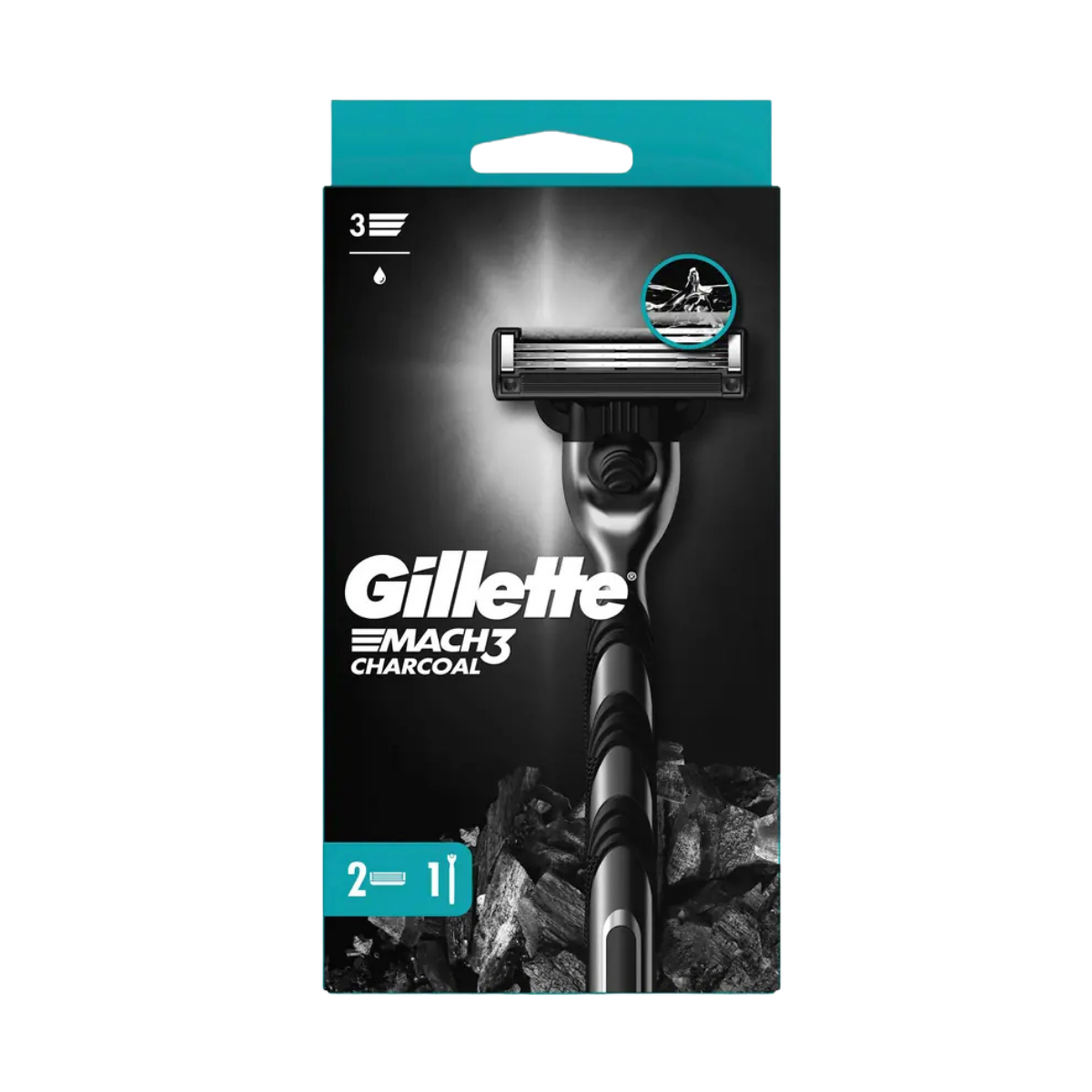 Gıllette Mach3 Charcoal Tıraş Makinesi 1'Li
