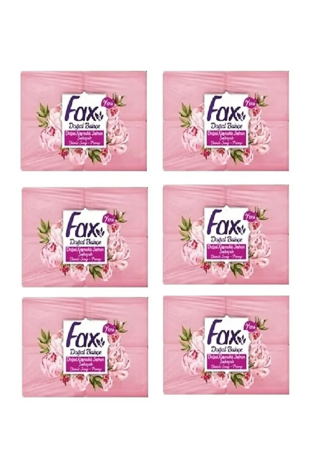 Banyo Sabunu Şakayık Klasik Kalıp Sabun 4x125 Gr X 6 Paket