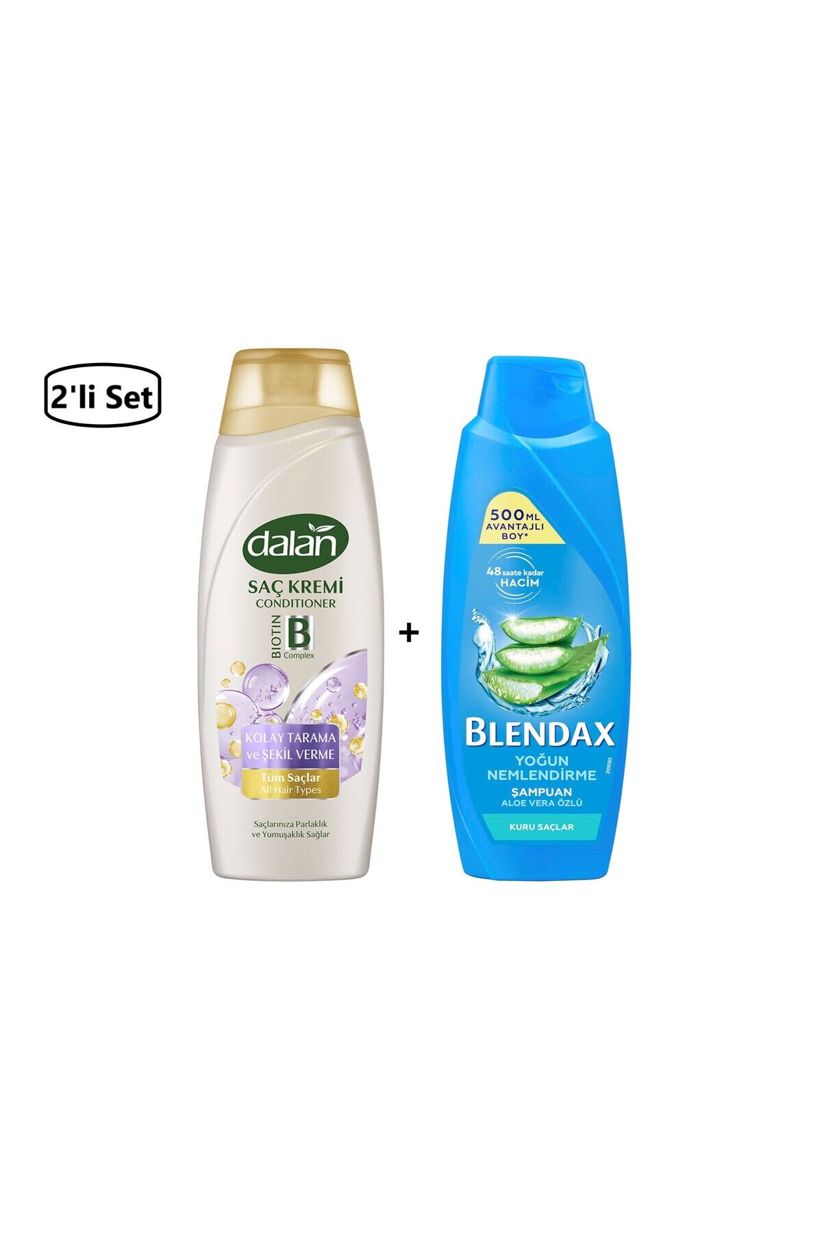 Saç Kremi 450 Ml + Blendax Yoğun Nemlendirme 500 Ml Şampuan--2'li Set
