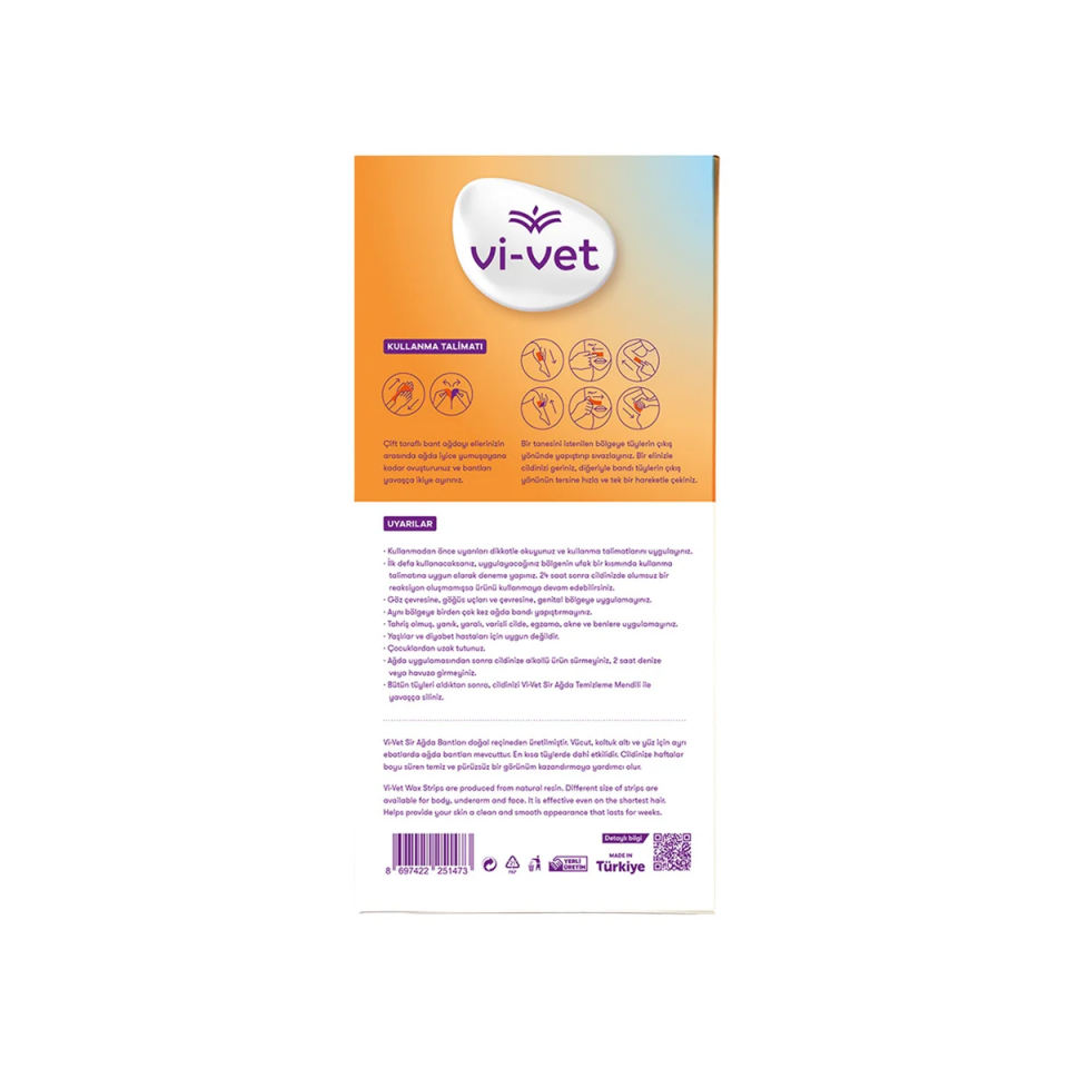 Vi-vet Sir Ağda Bant Seti Portakal 41'Li
