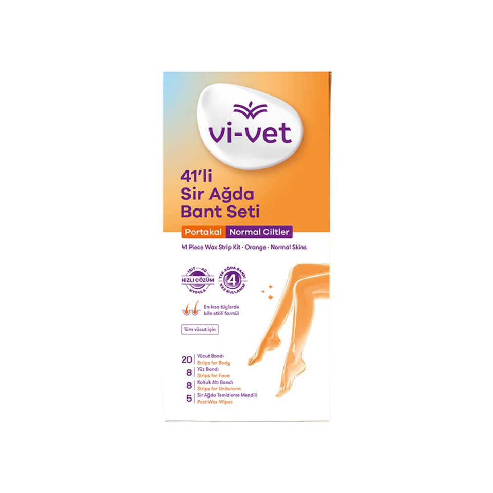 Vi-vet Sir Ağda Bant Seti Portakal 41'Li