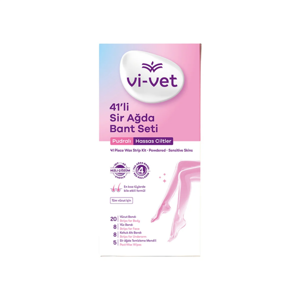 Vi-vet Sir Ağda Bant Seti Pudralı 41'Li