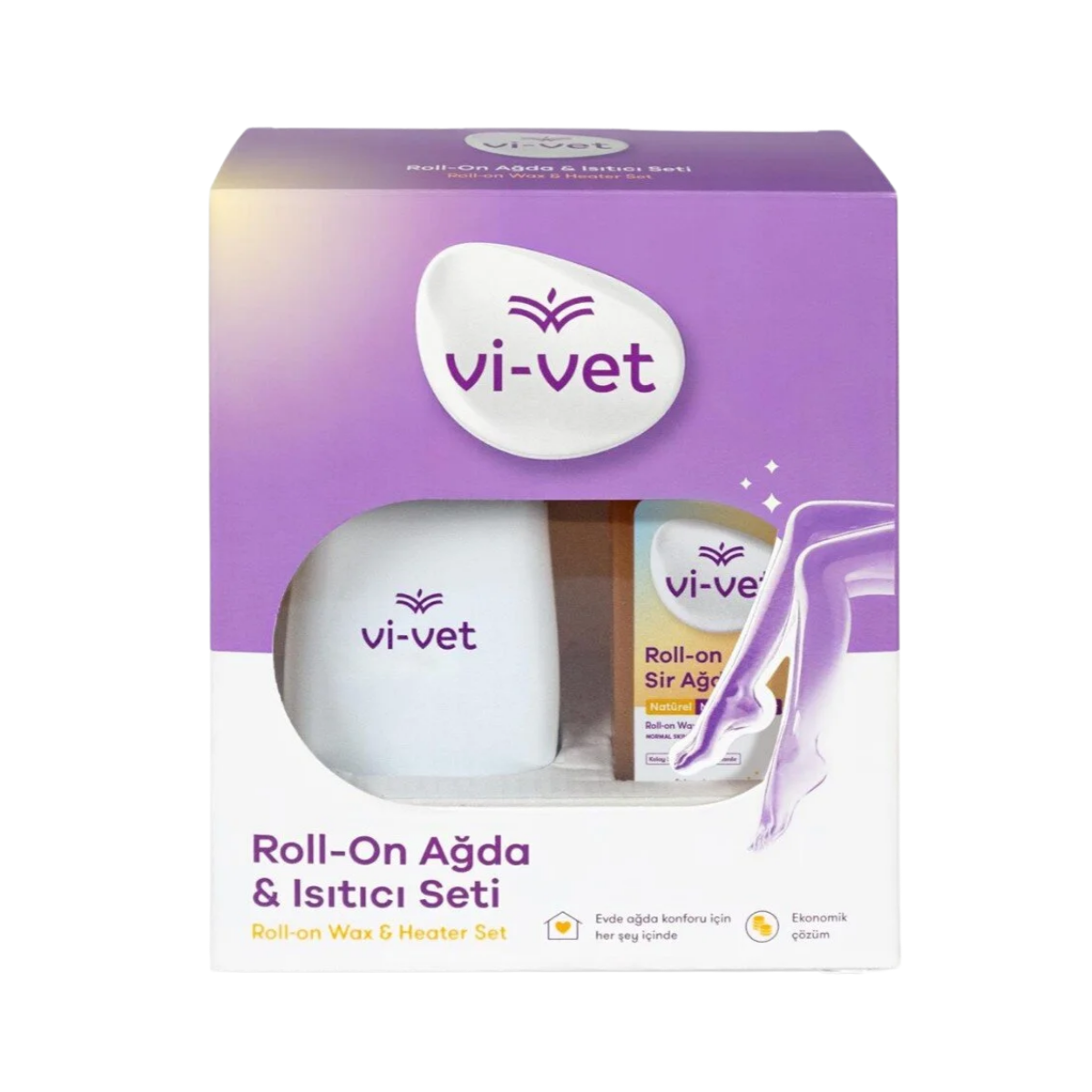 Vi-vet Roll-on Ağda ve Isıtıcı Seti