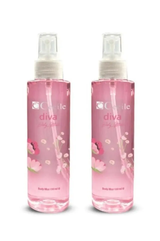 Cecile Body Mist Diva 150 ml X2