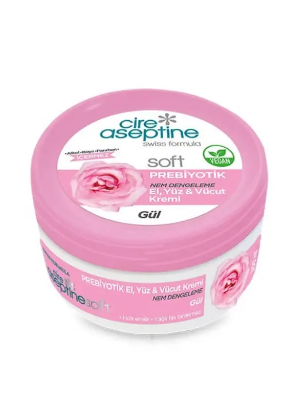 Cire Aseptine Soft Prebiyotik Gül 300 Ml