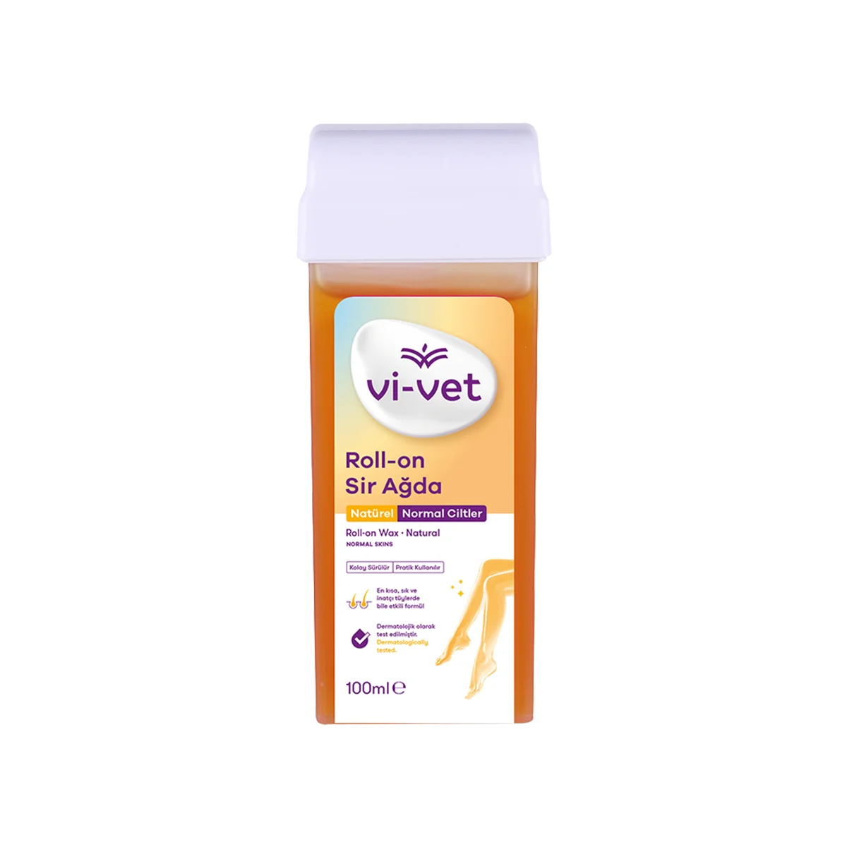 Vi-vet Roll On Sir Ağda Naturel 100ml