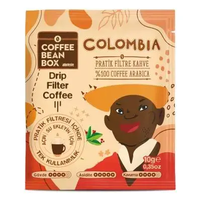 Coffee Bean Box Altıntelve Colombia Pratik Filtre Kahve 10g