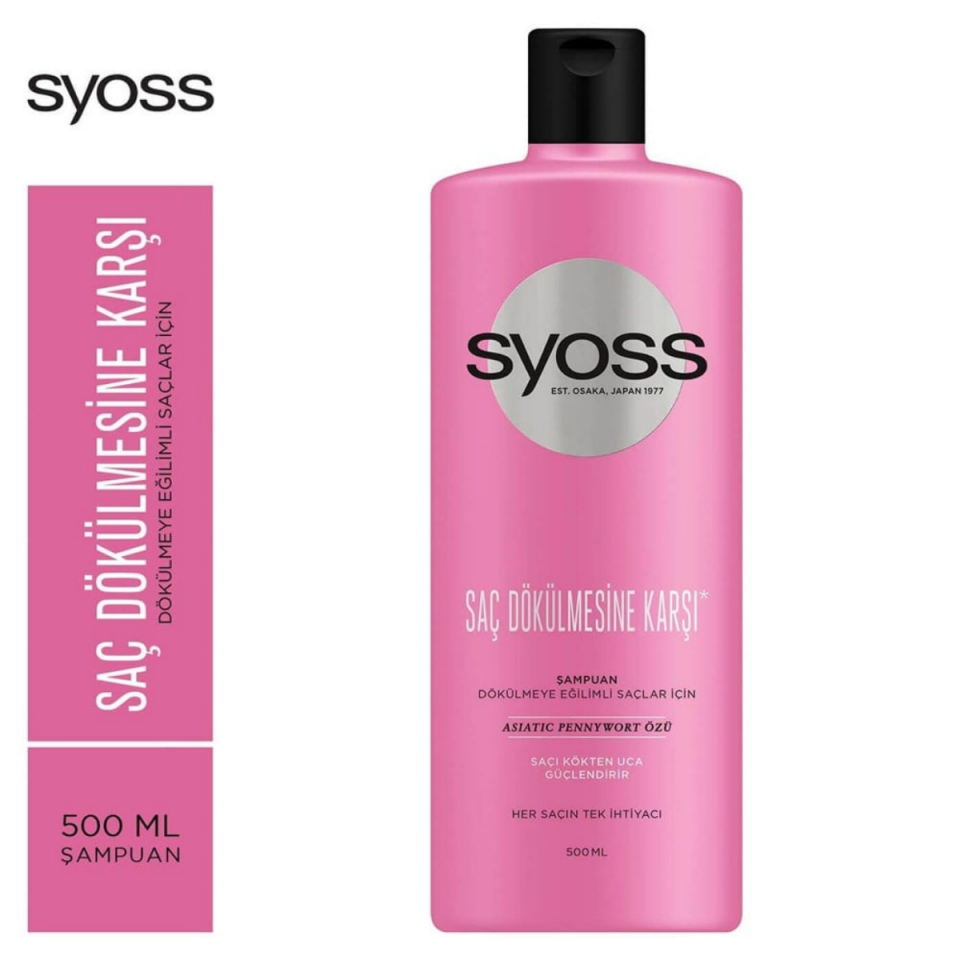 Syoss Şampuan Saç Dökülmesine Karşı 500 Ml