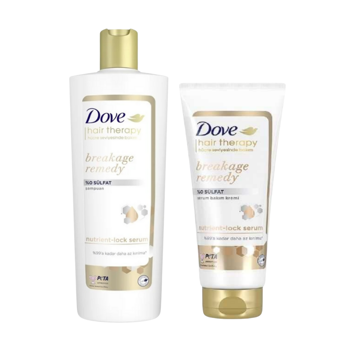 Dove Hair Therapy Breakage Remedy Saç Bakım Seti (Şampuan + Saç Kremi)