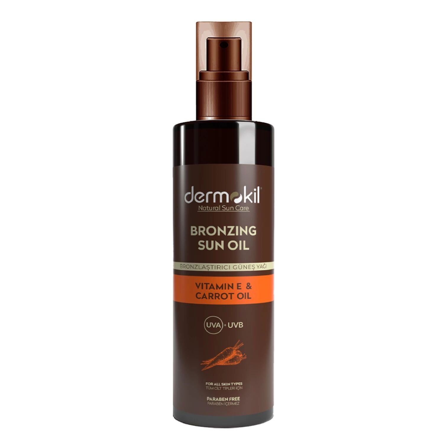 DERMOKİL Bronzlaştırıcı Güneş Yağı 200 ml