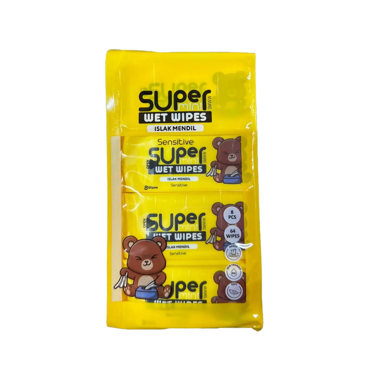 Doyfresh Super 8li Mini Islak Mendil (Sarı)