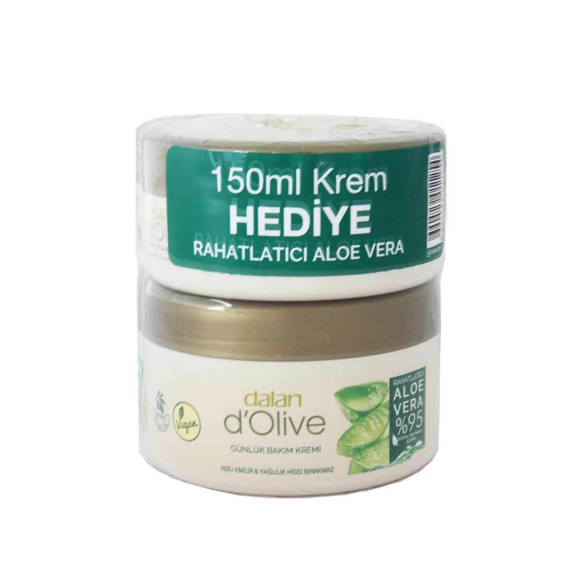 Dalan D'Olive Günlük Bakım Rahatlatıcı Aloe Vera Kremi 250 ml + 150 ml Hediye