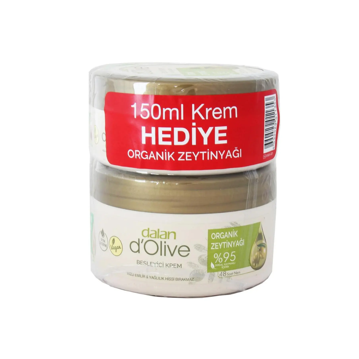 Dalan D'olive Besleyici Organik Zeytinyağlı Kremi 250 ml 150 ml Hediye
