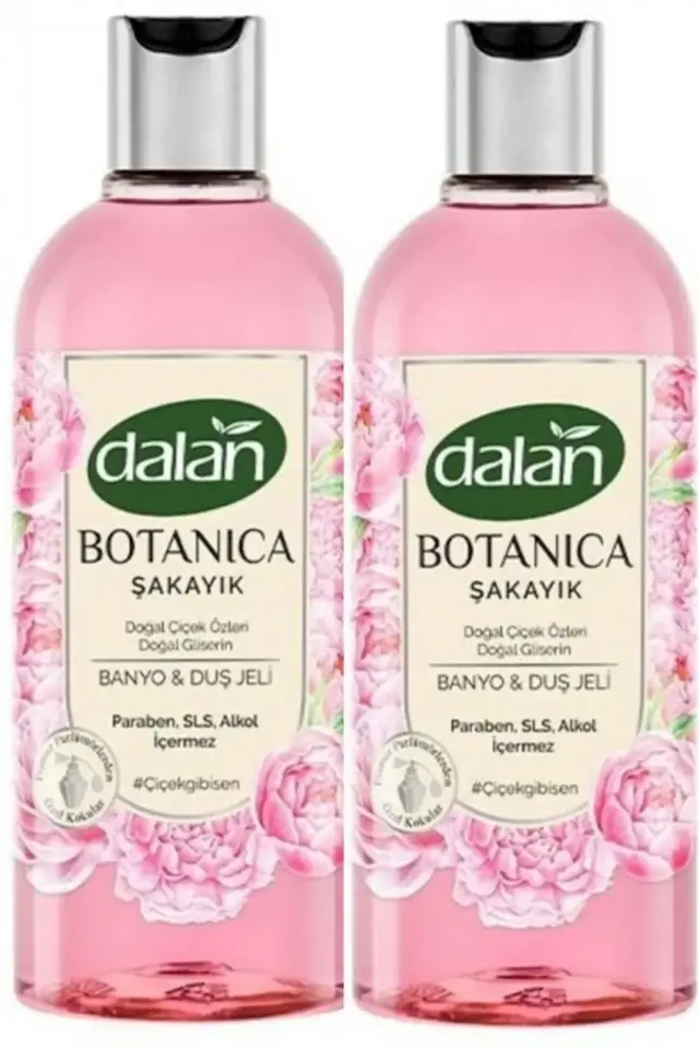 Dalan Duş Jeli Botanica Şakayık Kokulu 500 Ml X 2 Adet