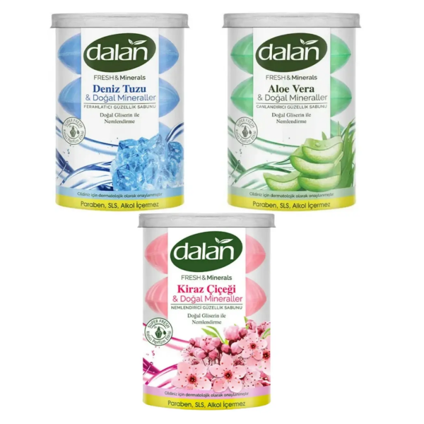 Dalan Fresh & Minerals 110x4=440 gr 3'Lü Sabun Set