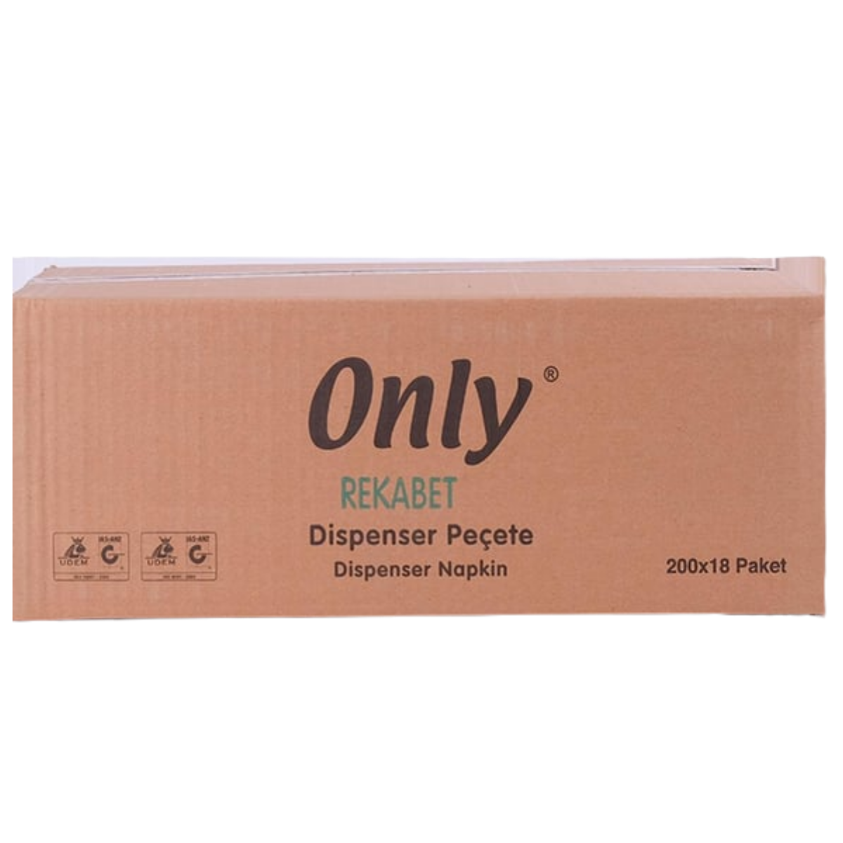 Only Rekabet Dispenser Kağıt Peçete 200 Yaprak X 18 Paket