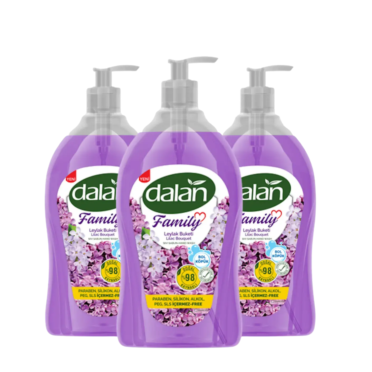 Dalan Sıvı Sabun Leylak Buketi 650 ml X 3 Adet