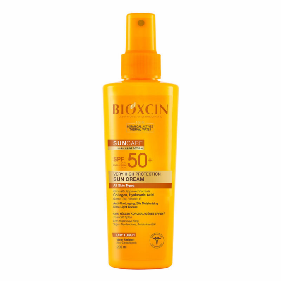 Bioxcin Sun Care Tüm Ciltler için Güneş Spreyi SPF 50+ 200 ml
