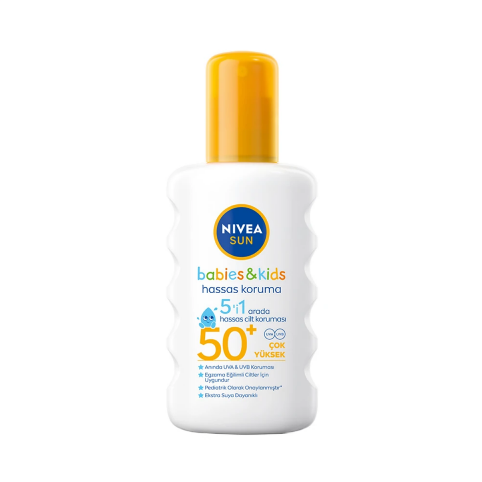 Nivea Sun Çocuk Hassas Güneş Sprey Spf50 + 200 Ml