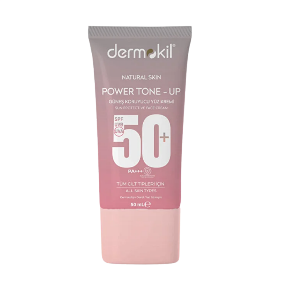 Dermokil Power Tone-Up Güneş Koruyucu Yüz Kremi 50+Spf