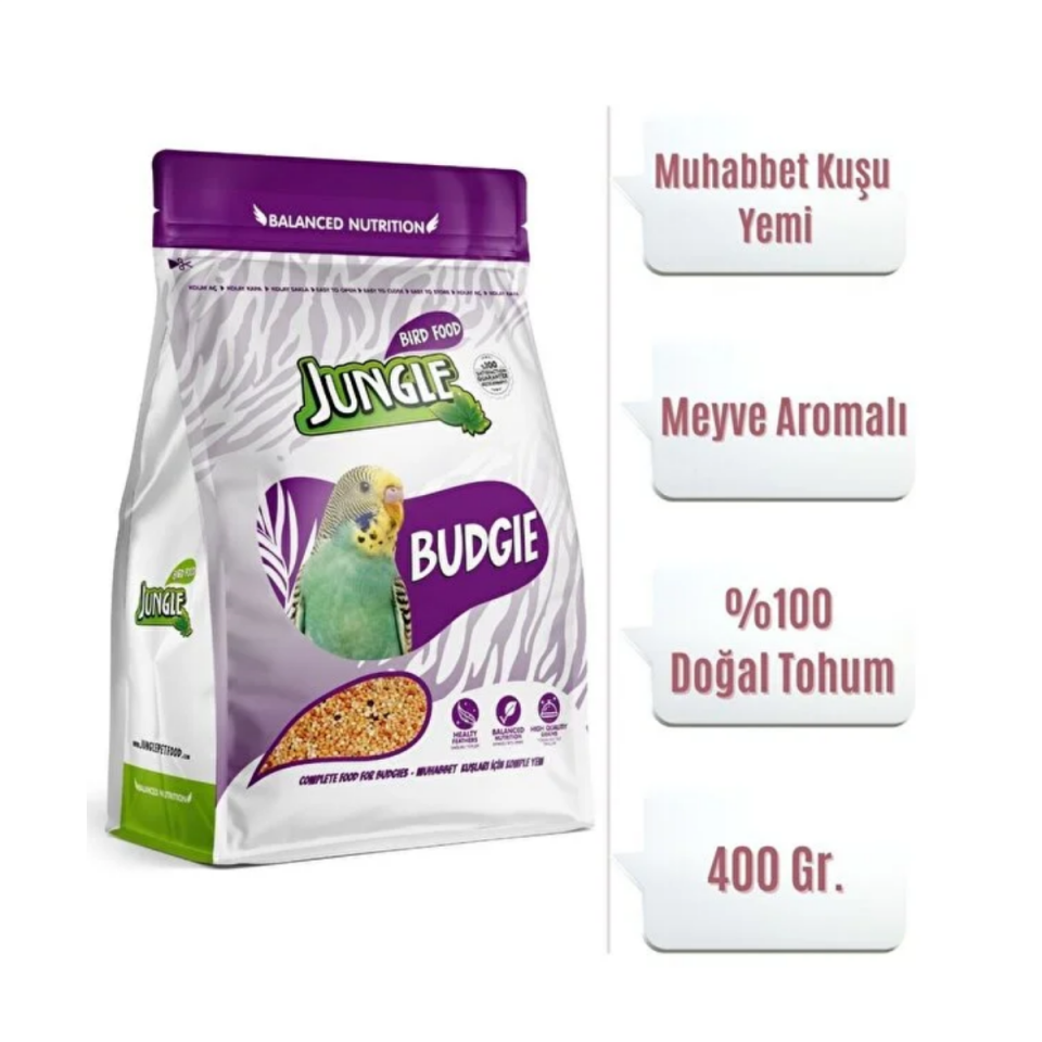 Jungle Muhabbet Kuşu Yemi 400 Gr.