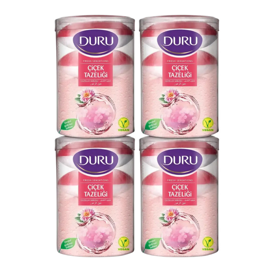 Duru Fresh Sensations Çiçek Tazeliği 16 Adet Güzellik Sabunu 4x400gr