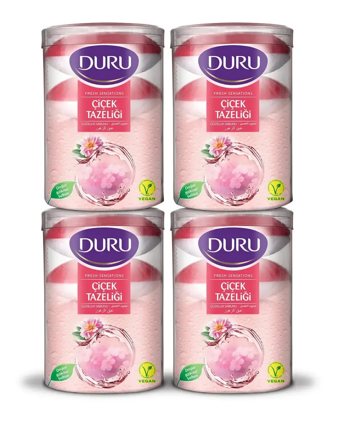 Duru Fresh Sensations Çiçek Tazeliği 16 Adet Güzellik Sabunu 4x400gr