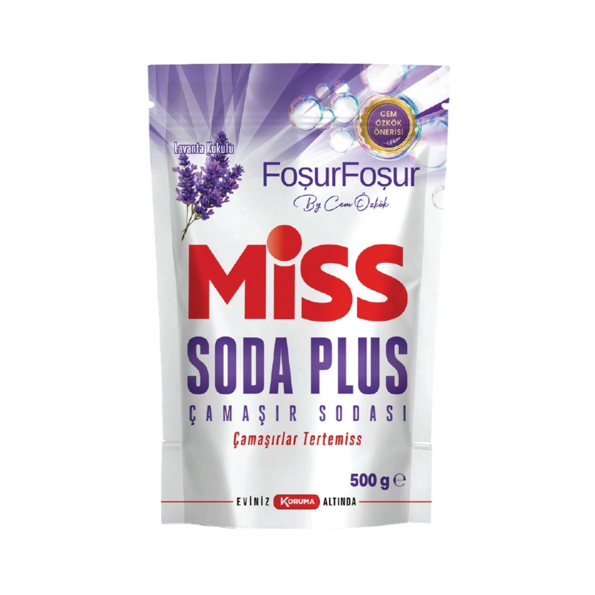 Miss Soda Plus Çamaşır Sodası Lavanta Kokulu 500 g