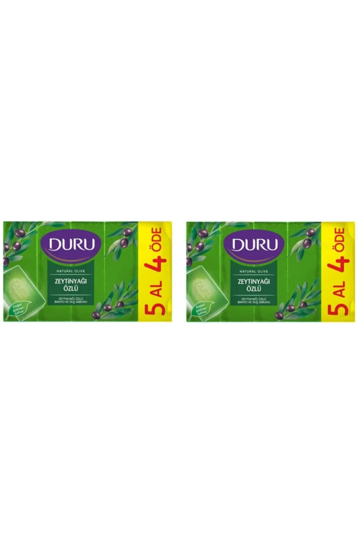 Duru Fresh Zeytinyağı Özlü Duş Sabunu 5 Al 4 Öde 750 gr x 2 Adet