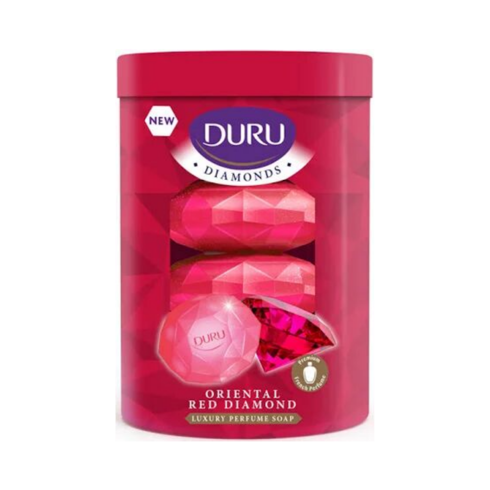 Duru Sabun Diamonds Series 4X90 Gr. Red