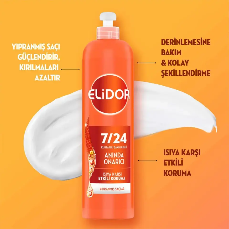 Elidor 7/24 Kurtarıcı Anında Onarıcı Yıpranmış Saçlar