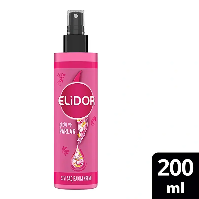 Elidor Güçlü ve Parlak Sıvı Saç Bakım Kremi 200 ml