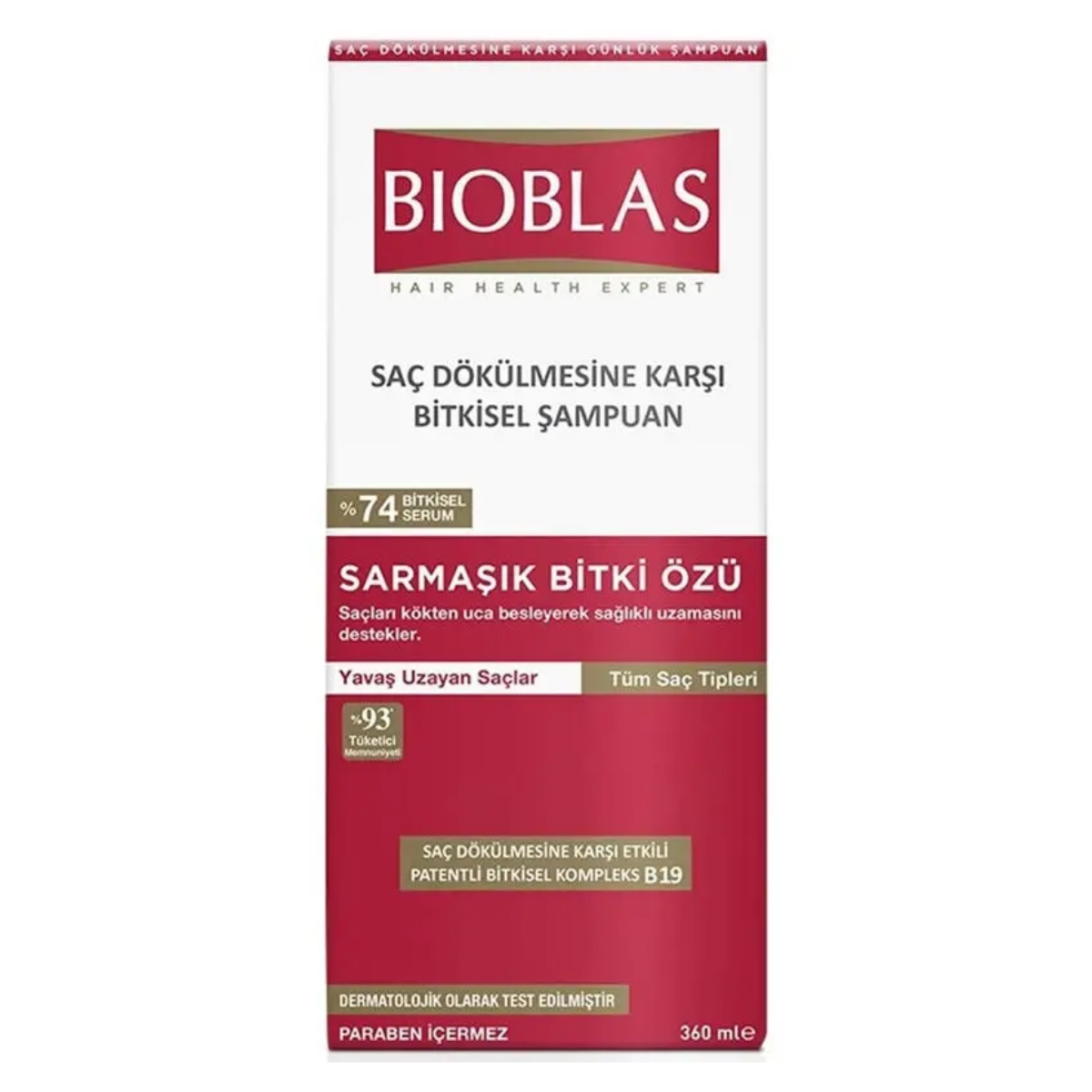 Bioblas Sarmaşık Bitki Özü - Saç Dökülmesine Karşı Bitkisel Şampuan 360ml