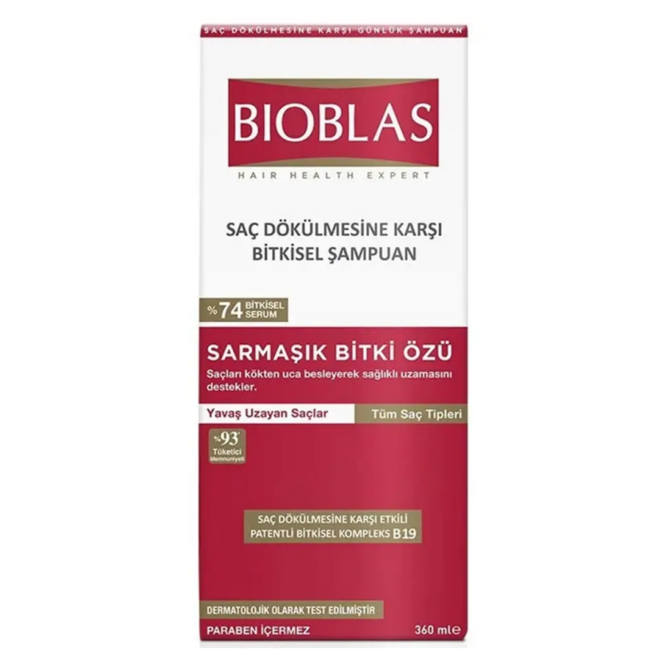 Bioblas Sarmaşık Bitki Özü - Saç Dökülmesine Karşı Bitkisel Şampuan 360ml