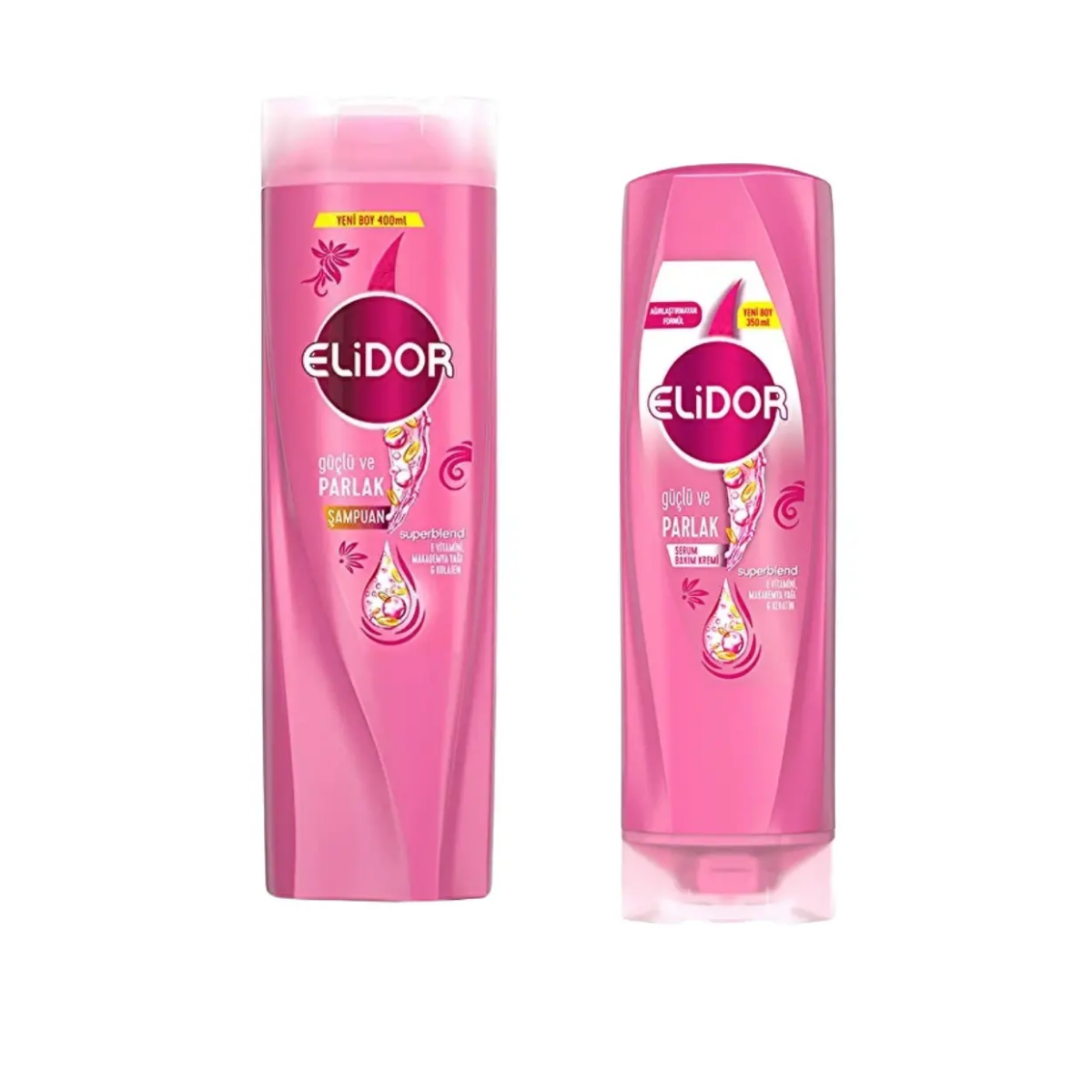 Elidor Superblend Güçlü ve Parlak 2'Li Saç Bakım Seti
