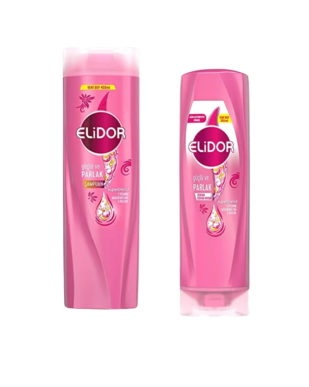 Elidor Superblend Güçlü ve Parlak 2'Li Saç Bakım Seti