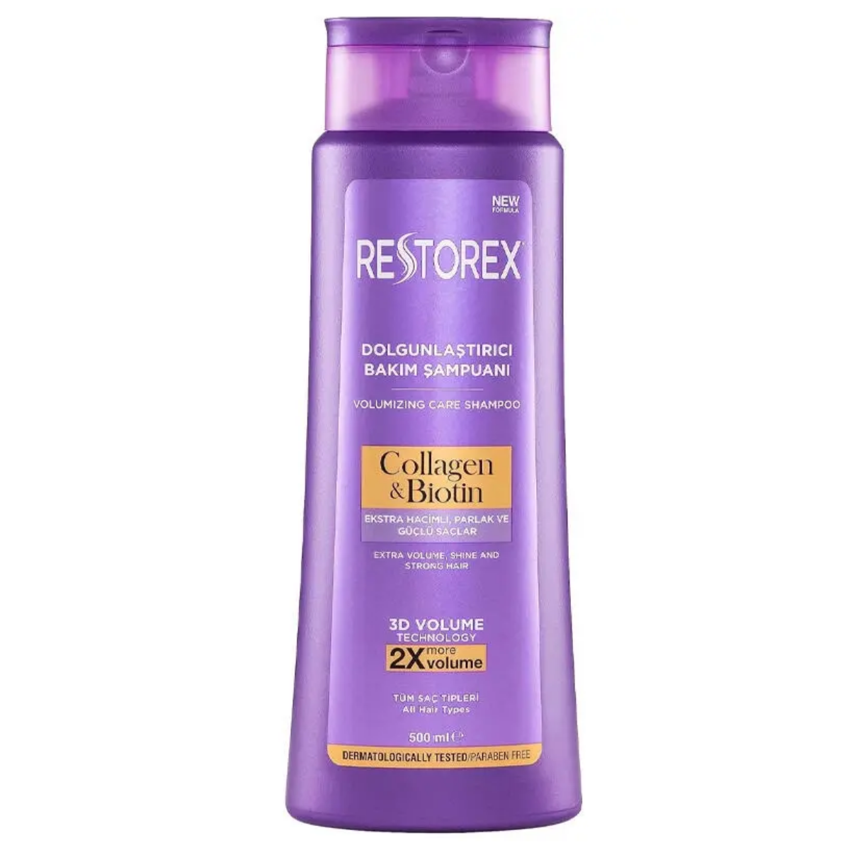 Restorex Collagen Biotin Dolgunlaştırıcı Etkili Saç Bakım Şampuanı 500ml