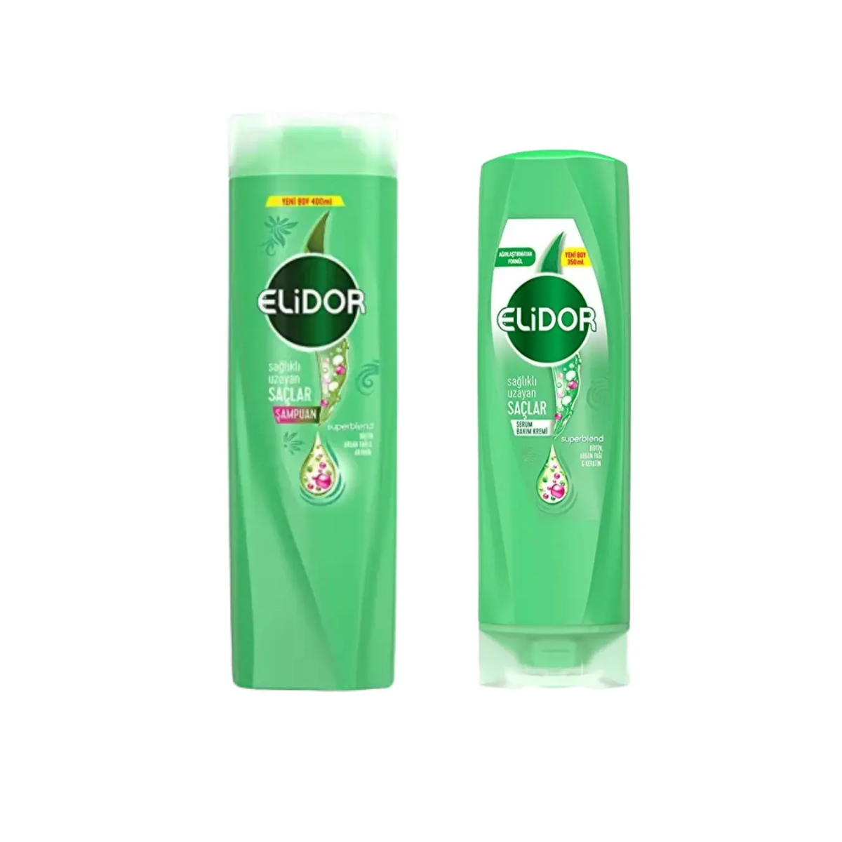 Elidor Superblend Sağlıklı Uzayan Saçlar İçin 2'Li Saç Bakım Seti