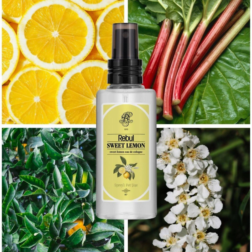 Rebul Sweet Lemon EDC Kolonya 125 ml Pet Şişe