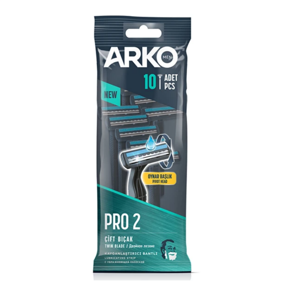 Arko Tıraş Bıçağı T2 Pro Poşet 10'lu