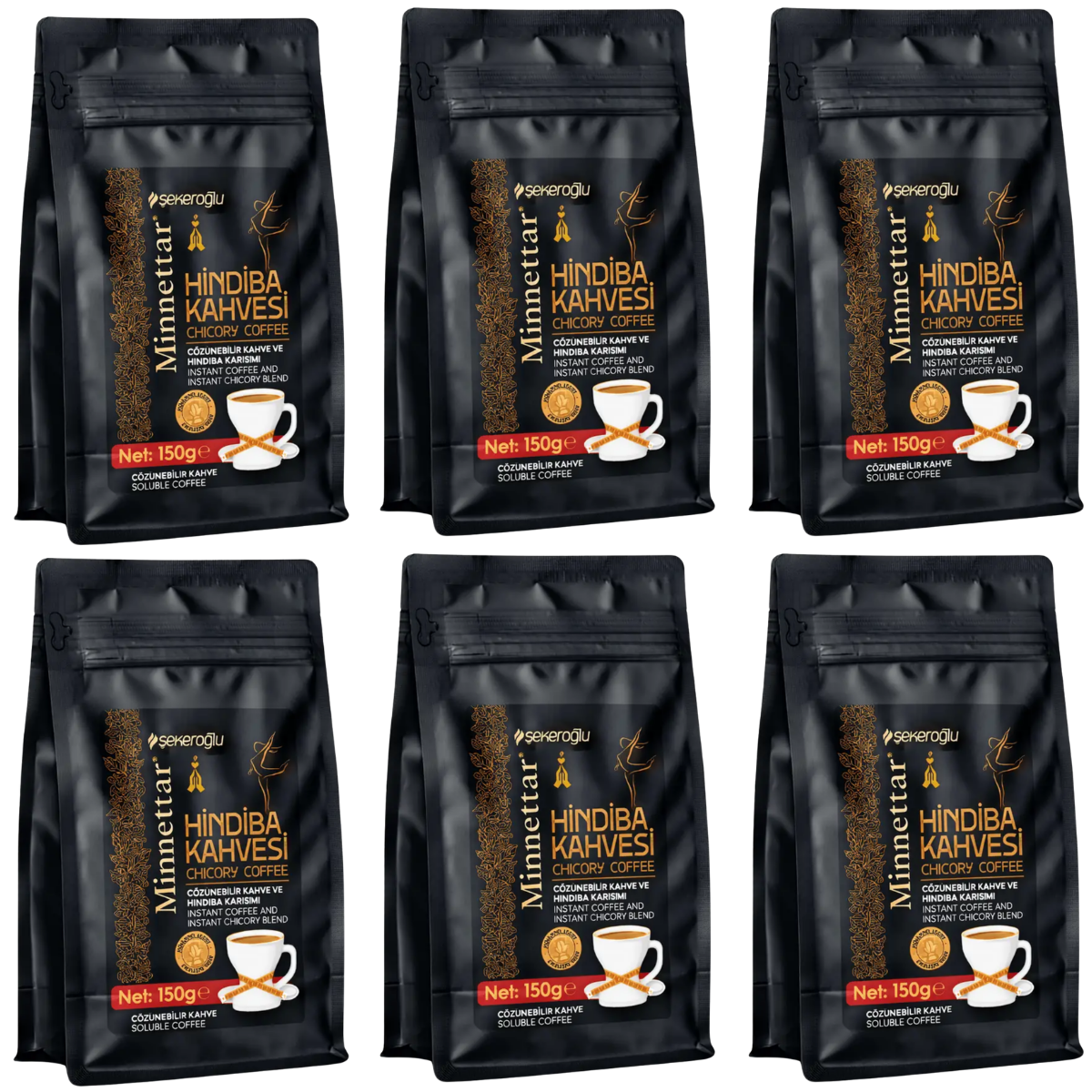 Minnettar Hindiba Kahvesi 150 Gr x6