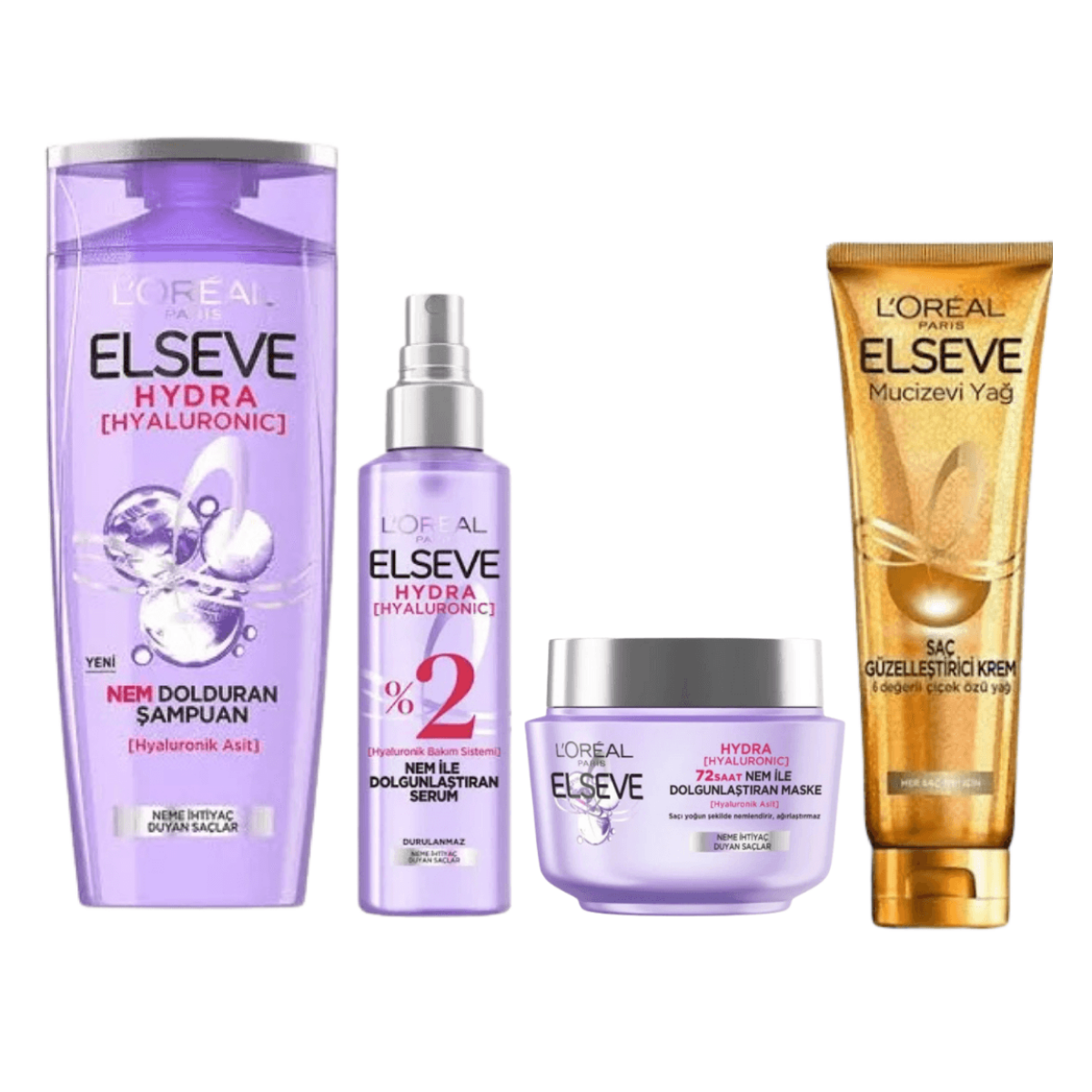 Elseve Nem ile Dolgunlaşan Saç Güzelleştirici Set