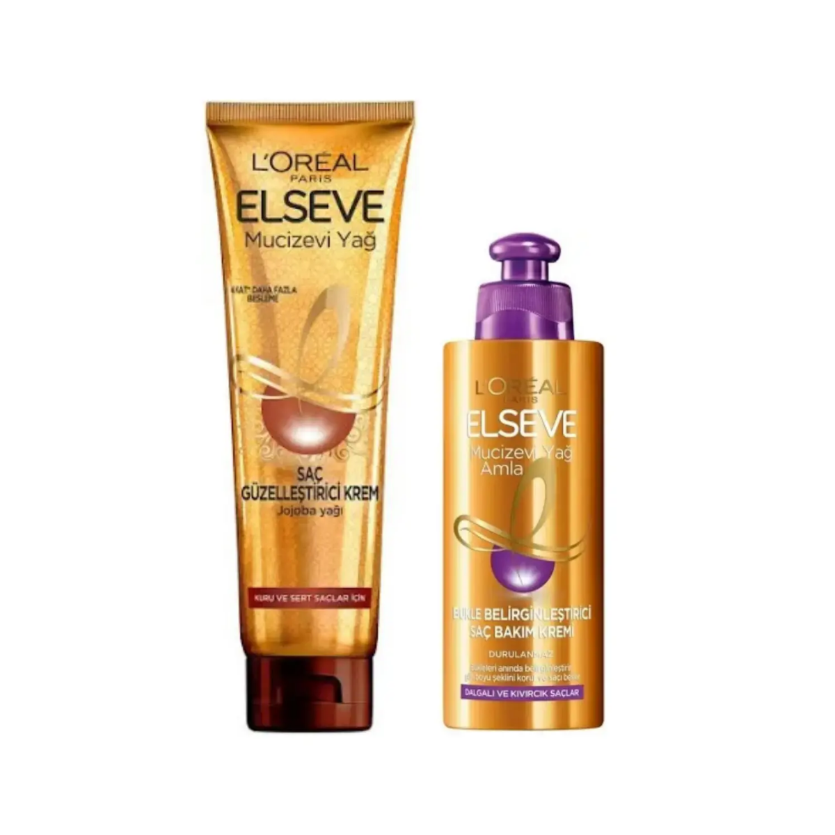 Elseve Şekil Veren Saç Güzelleştirici Krem ve Bukle Belirginleştirici Saç Bakım Kremi
