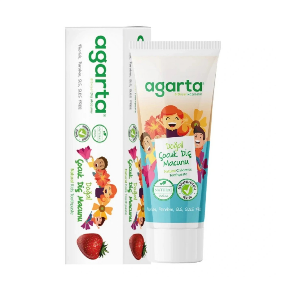 Agarta Doğal Çocuk Diş Macunu Çilekli 75 Ml