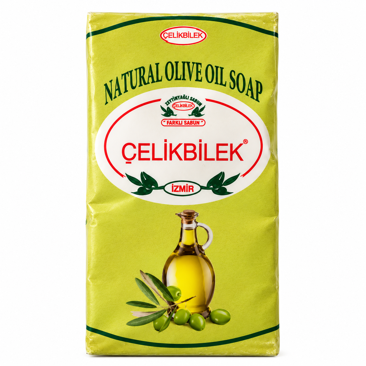Çelikbilek Doğal Zeytinyağlı Sabun 800 Gr – Natural Olive Oil Soap