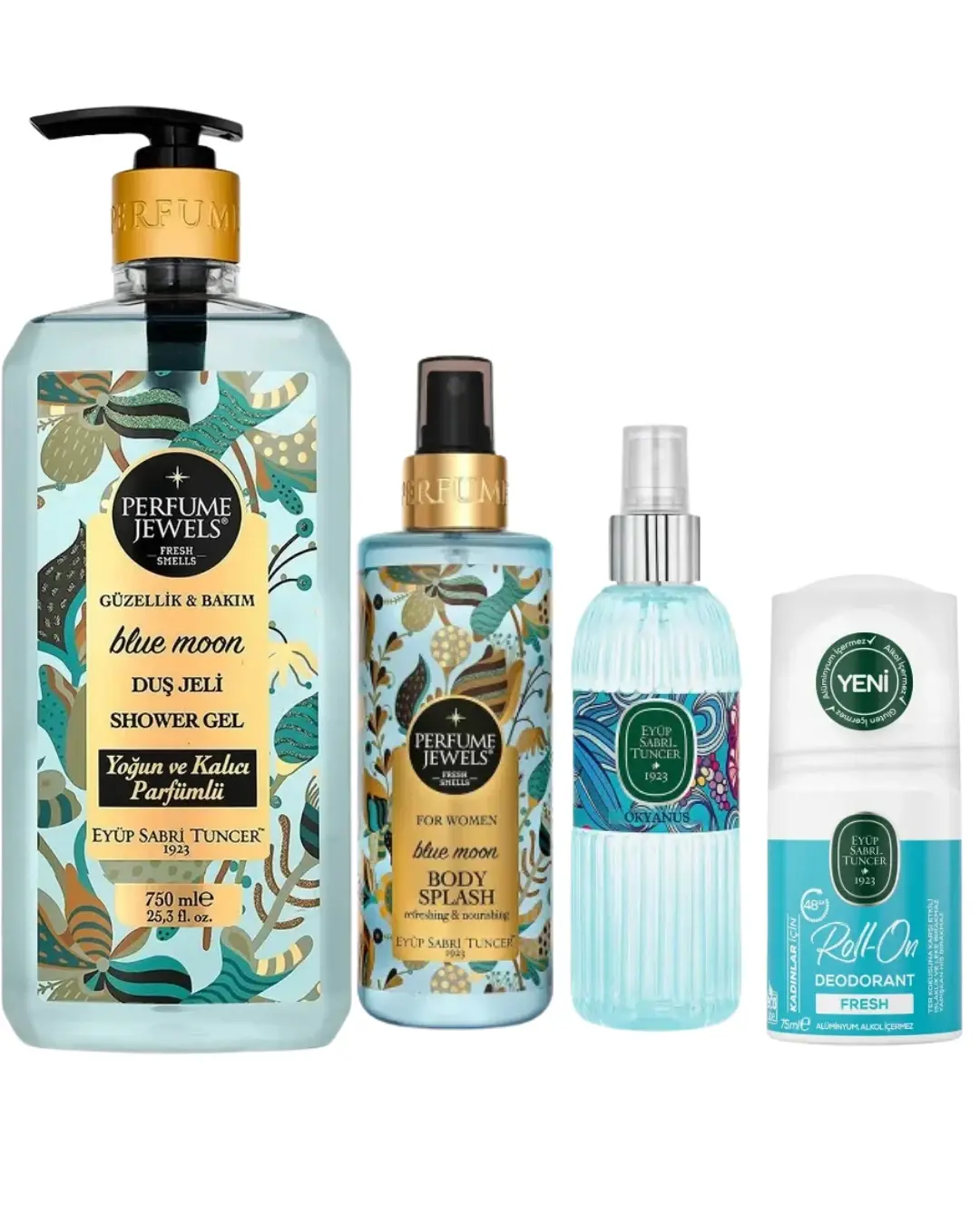 Eyüp Sabri Tuncer Blue Moon 4'Lü Kişisel Bakım Seti