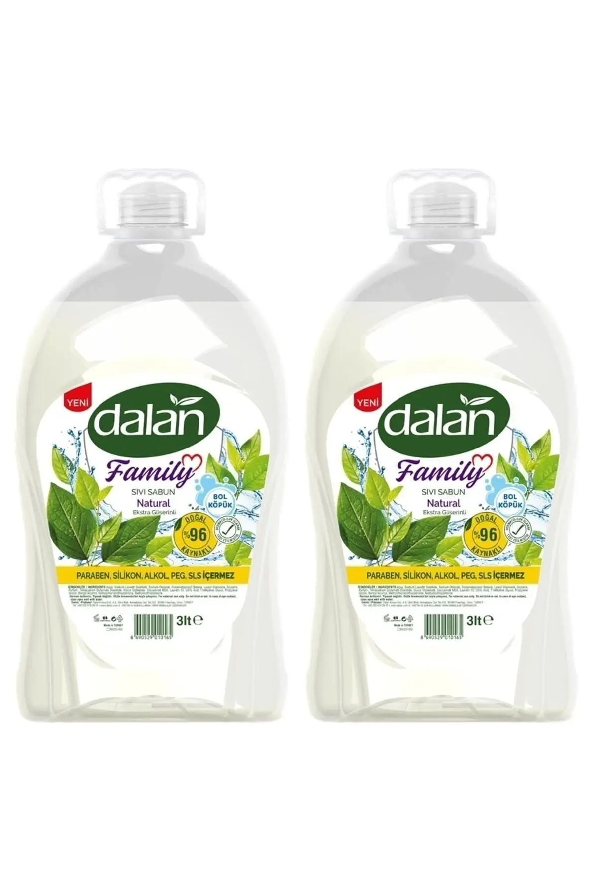 Family Sıvı Sabun Natural 3 lt X 2 Adet