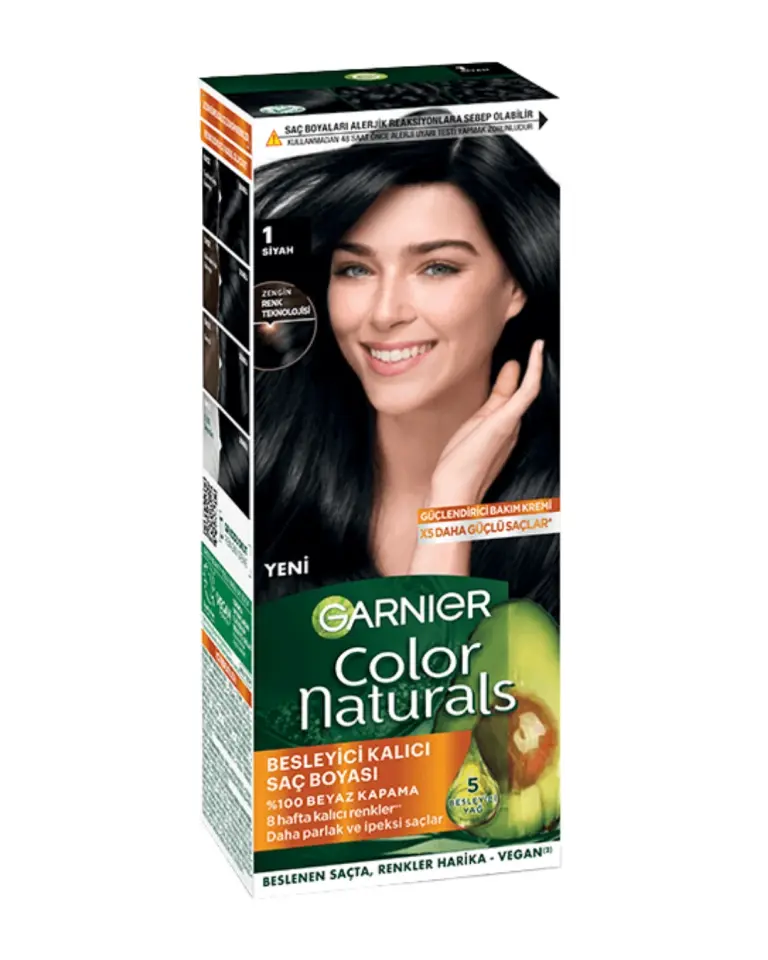 Garnier Color Naturals Saç Boyası 1 Siyah